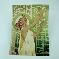 Henri Privat Absinthe Robette Art Nouveau Vintage Advertisement Poster 10×13