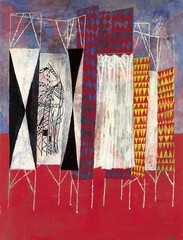 Ben Shahn Voting Booths 1950 – Democracy and Social Commentary Art Print