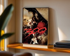 300 (2007) Movie Poster Wall Art Print