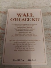 100 Piece Wall Collage Kit.