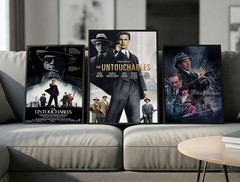 The Untouchables 1987 Movie Poster Crime Classic Film Wall Art – Unframed