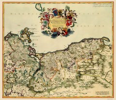 Historic Map – Pomerania Germany Poland – De Wit 1688 – Vintage Wall Art
