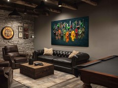 Herbs And Spices Canvas Art Rustic Kitchen Wall Decor Culinary Print