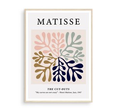 Matisse Art Print Poster, Matisse Cut Outs, Matisse Art, Vintage Art Cutouts 1