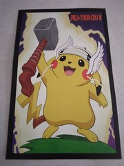 Pika-thor-chu! – Pokemon/Marvel Poster (Size: 17″ X 11″) Cardstock