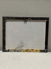 Lovely Canvas Picture 14 3/4in W X 11 1/4 L In Wall Decor Sunflowers/Butterflies