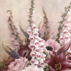 32W»x48H» SYMPHONY BOUQUET I by IGOR LEVASHOV – VASED FLORAL CHOICES of CANVAS