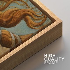 Wall26 The Birth of Venus by Sandro Botticelli Framed Wall Art Canvas Print