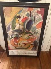 Wassily Kandinsky, Improvisation 31 (Sea Battle) 1913 Museum Poster, 1988 RARE
