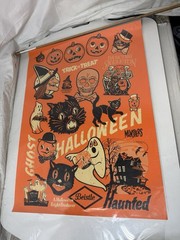 Creepy Co Beistle Halloween Lithograph Numbered Dead Stock Rare Vintage Style