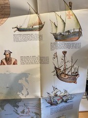 Map – World of Sail 1. Bartholomew World Pictiorial Map Series 1984