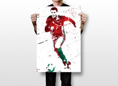 Cristiano Ronaldo Portugal World Cup Soccer Art Wall Room Poster – POSTER 20×30
