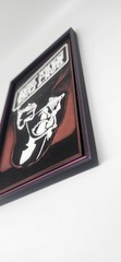 Darth Vader Funny Meme Wall Art Framed 3D Star Wars Dark Side Sign 8.5”x6” Decor