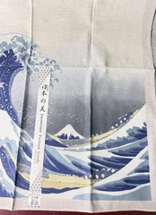 NEW Great Wave of Kanagawa Katsushika Hokusai Scarf 17″ 100% Cotton