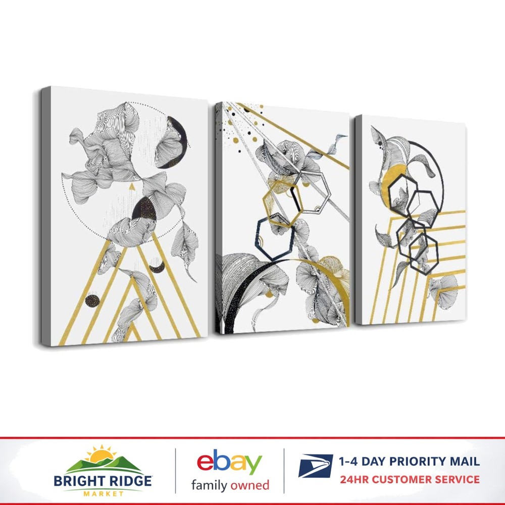 Contemporary Landscape Canvas Art for Living Room and Bathroom Aesthetics