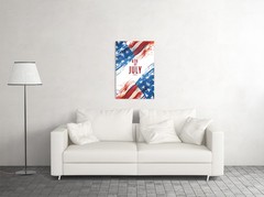 4th of July Vintage – 250 Years USA Flag Celebration – POSTER 20″x30″