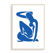 Matisse Art Print Poster, Matisse Cut Outs, Matisse Art, Vintage Art 3 Navy Blue