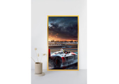 Vintage F1 Marlboro Racing Poster Set of 5 – Wall Art Prints – Retro Home Decor