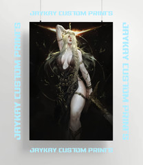 Queen Marika Elden Ring Video Game Poster Print – No Frame