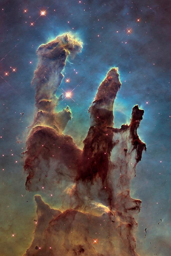 Pillars of Creation Photo Photograph Cool Wall Art Print Poster 16×24