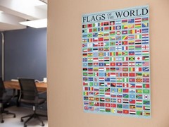 Flags of the World Classroom Reference Chart National Poster 12×18