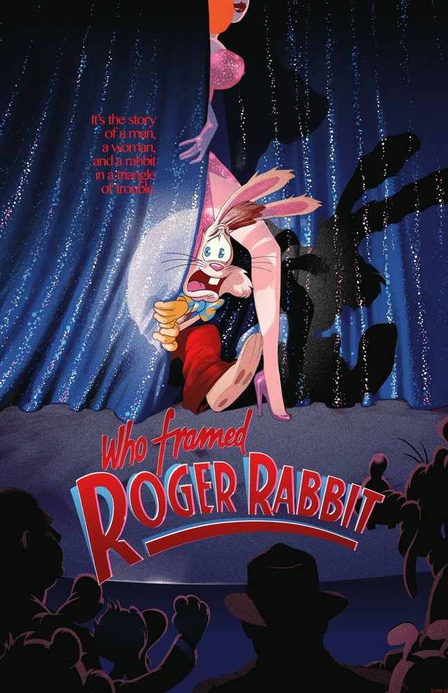 AA5925 Who Framed Roger Rabbit Film 1988 Actor Movie Poster 11×17