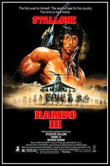 RAMBO III 3 V2 1988 80s ORIGINAL OFFICIAL CINEMA MOVIE FILM PRINT PREMIUM POSTER