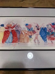 Vintage Atlanta Opera Art «Encore Season» Framed Print 1991 Black Frame Matted