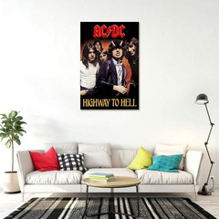 AC/DC- Highway To Hell Poster 24 x 36in 36″L x 24″W, Multicolor