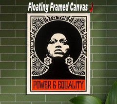 Power and Equality Shepard Fairey Canvas Wrap Wall Decor PosterWall Art Print