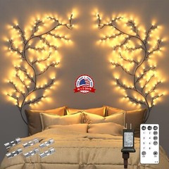 Vid De Sauce Iluminada, Soporte De Pared Para Decoración Del Hogar LED NEW US.