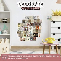 M.C.S. WALL COLLAGE KIT SET OF 50 AESTHETIC PICTURES POSTERS FOR TEEN GIRLS ROOM