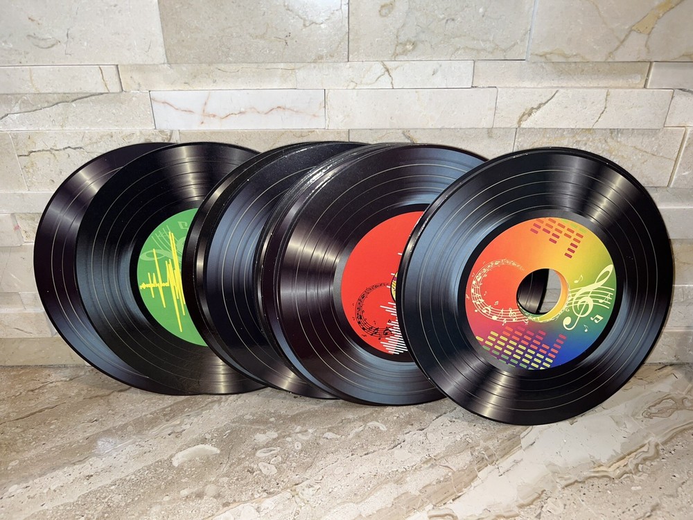 27 Pcs Replica Records Vintage Vinyl Decoration Wall Art Fashion Prom
