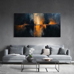 Canvas Wall Art Decor Large Black Wall Art Prints Modern Gold Wall Art Decora…