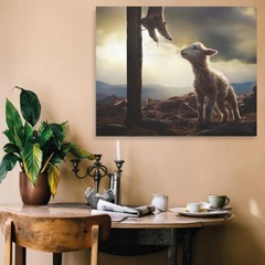 The Sacrifice of Jesus Picture Religious Christian Home Decor Print Gift