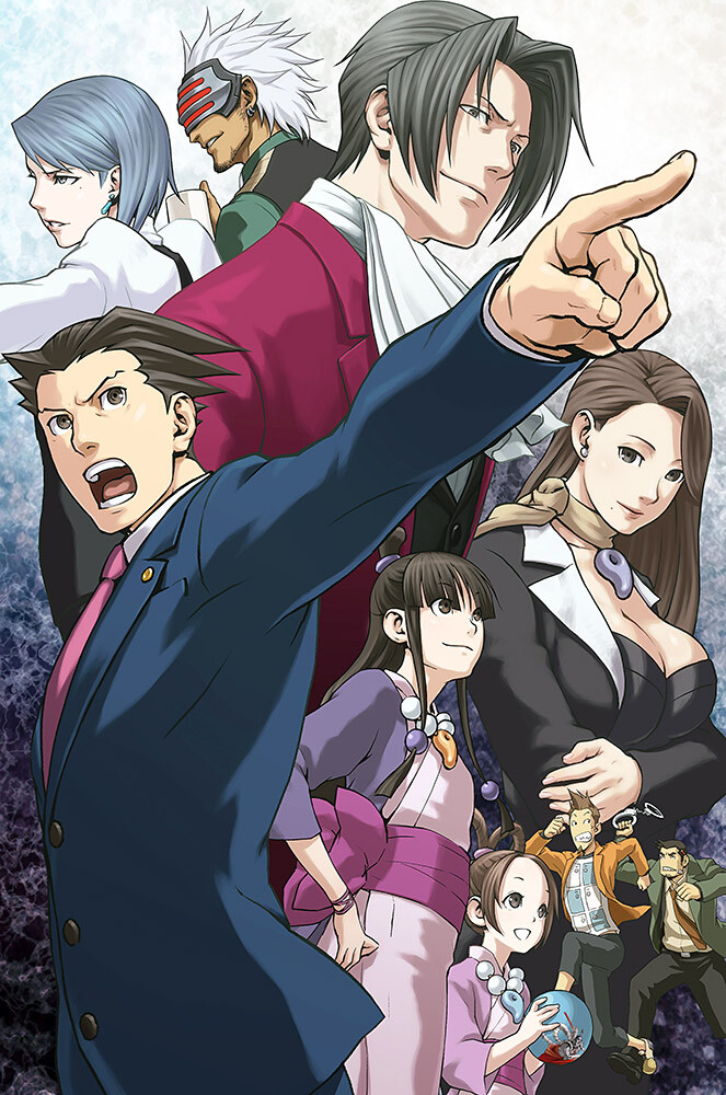 Phoenix Wright Ace Attorney DS 3DS Switch PS4 1 2 3 POSTER MADE IN USA – PHW011