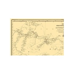 Historic State Map – Alaska Eastern Russia – Gidrograficheski Dept 1844 –
