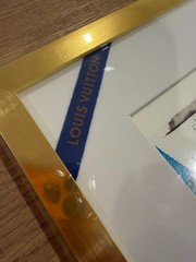 Louis Vuitton x Ruben Toledo Tallinn Framed Art COA 9.25” x 7.25” LV City Guide