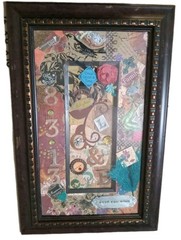 Family Motivational Wall Art with frame 17″× 11″, 2lb Wt, Pre Owned Looks Fine