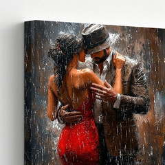 3 Pieces Romantic Dance Couple Large Wall Art Set for Living Room Set Of 3
