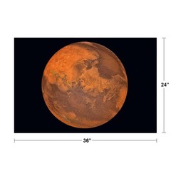Planet Mars The Red Planet Photo Art Print Poster 24×36 inch
