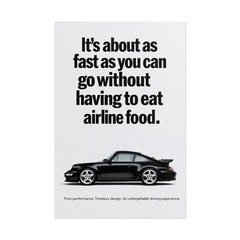 Porsche 911 Turbo 930 Poster – It’s About As Fast As You Can Go Wall Art