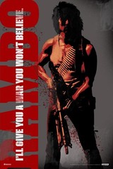 Rambo First Blood Ill Give You A War You Wont Art Print Poster 16×24