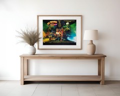 Big Trouble in Little China Movie Poster 1986 UK John Carpenter Film Art Print