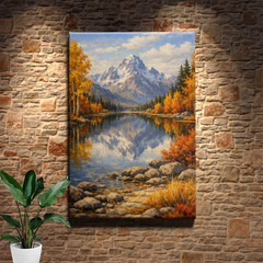 Claude Monet The Garden at Vetheuil Impressionist Framed Canvas Art