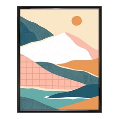 Rounded Photo Poster and Picture No Frame Home Office Wall Decor