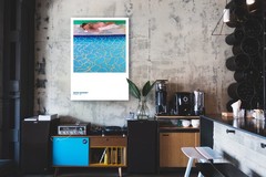 The Sunbather – David Hockney 1966 – Affiche 70 x 100 cm