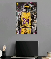 NotoriArt Urban Print Kobe Bryant #24 La Lakers Graffiti Street Art Canvas