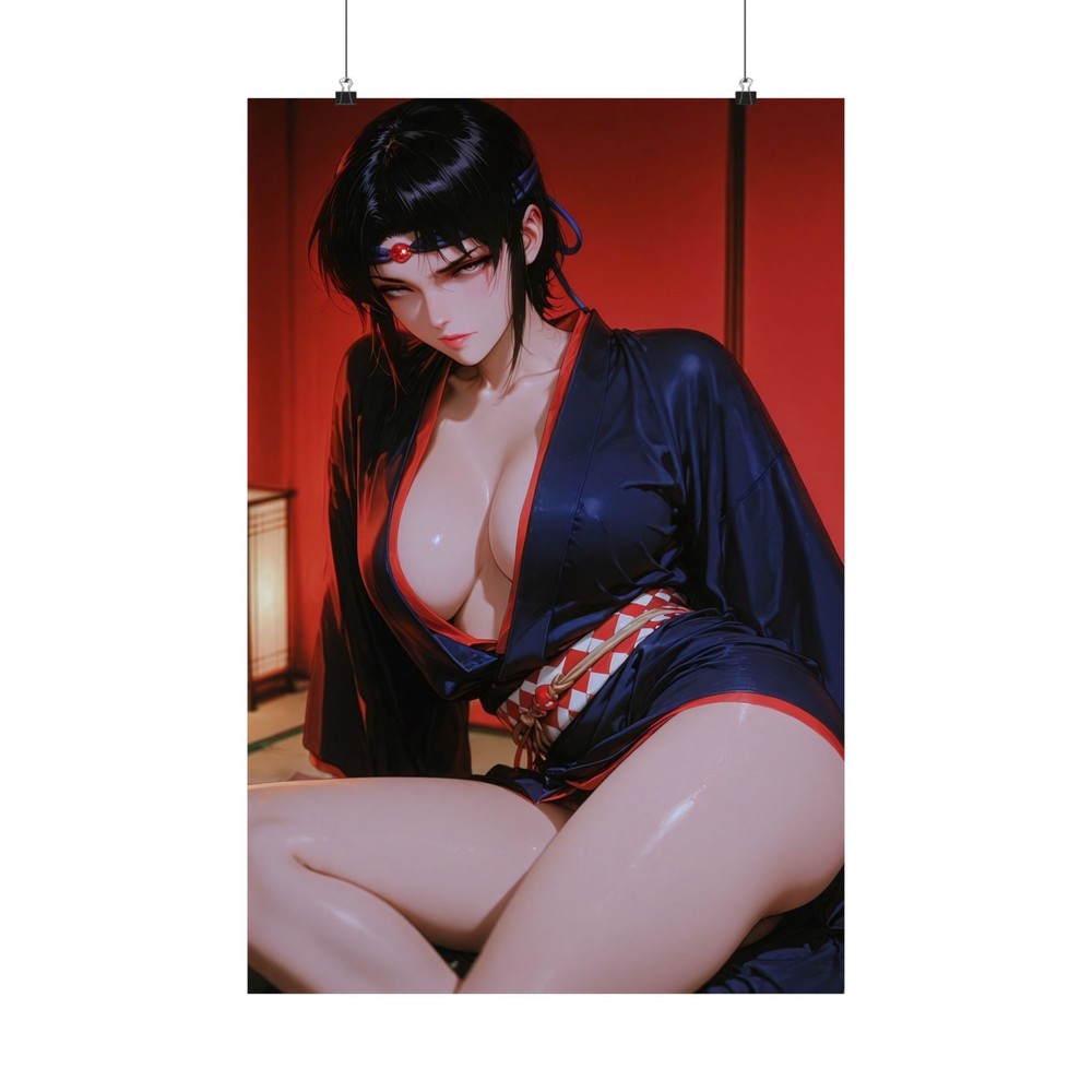 Ninja Scroll Kagero Poster 20″ x 30″ or 12″ x 18″ Anime Art Wall Art