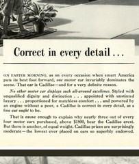 Vintage 1941 Cadillac Ad POSTER! – Multiple Sizes – Advertising – Magazine – Car